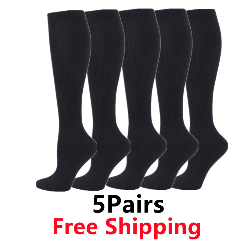 Compression Sock Medical - 5 짝/갑 압축 양말 남성 러닝