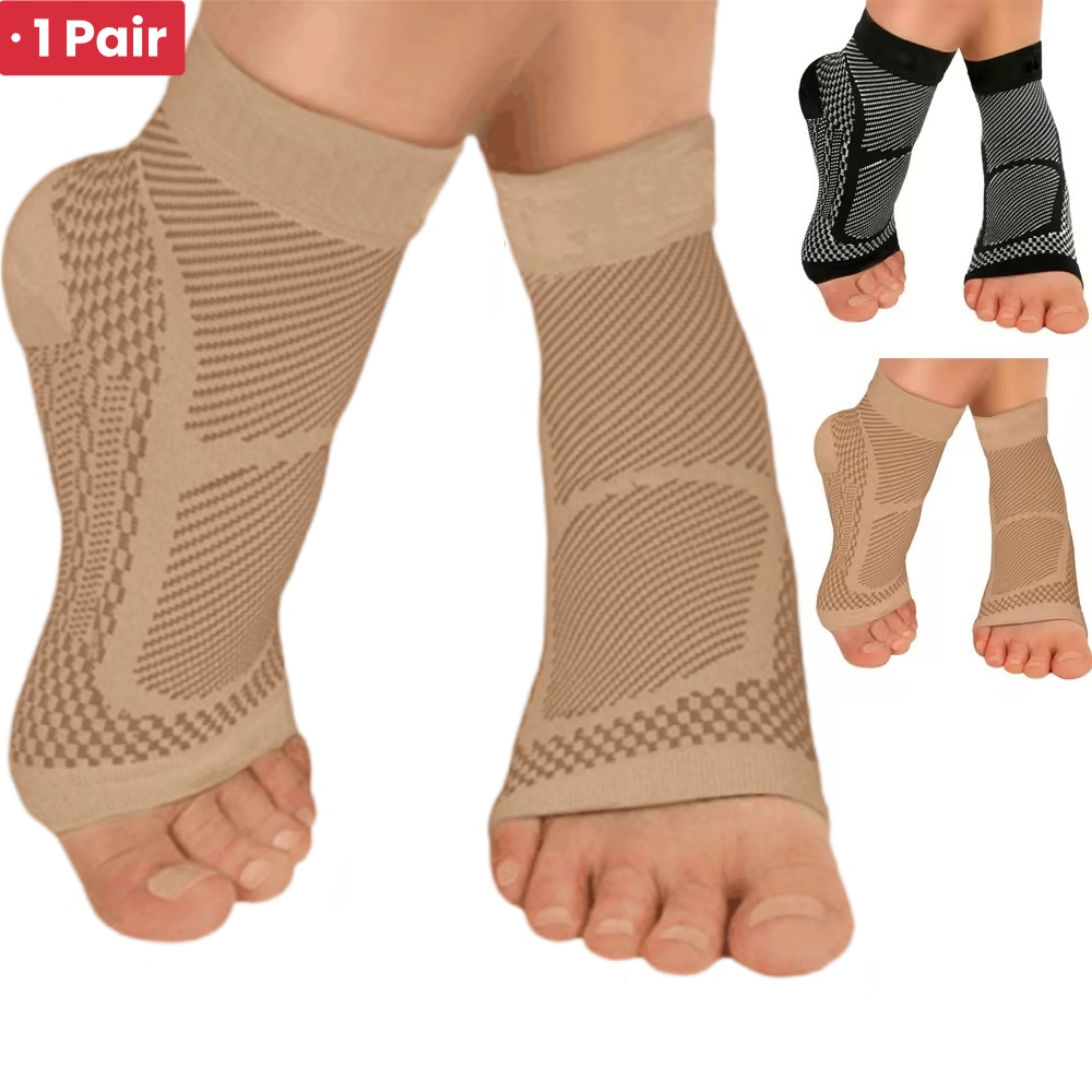 Compression Sleeve Calf - 1 쌍 스포츠 발목 지원 중괄호