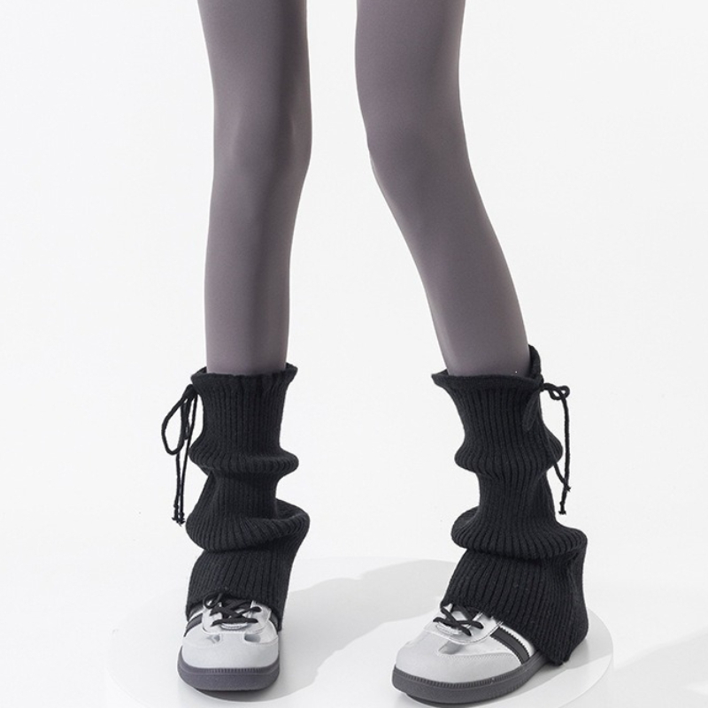 여성용 발레코어 레그 워머(측면 리본 장식), 니트 부 - Boot Sock Slouchy 리뷰 및 가격