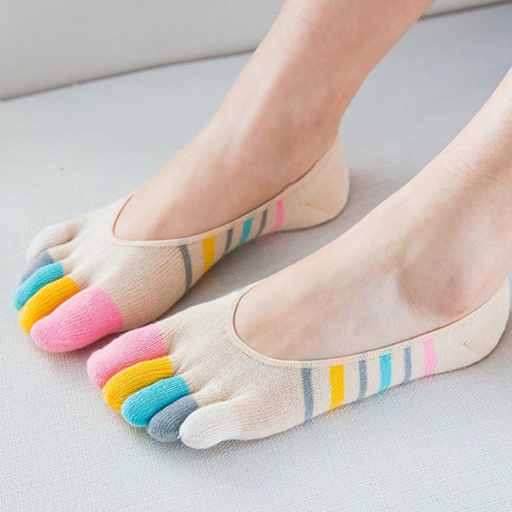 5켤레 요가용 여성용 5손가락 양말, 보이지 않는 로우 - Invisibility Sock Loafer 리뷰 및 가격